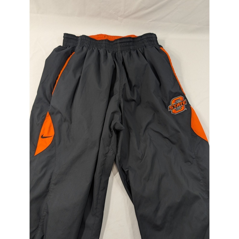 Vintage Nike Team Oklahoma State Cowboys Track Pants Medium‎  Black Orange NCAA